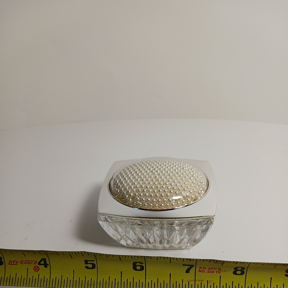 Lenox Jubilee Peal Ring Box Glass Jewelry Box - Picture 7 of 8